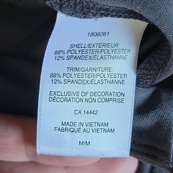 Mondetta Midweight High Waisted Mesh Capri Legging M - Picture 8 of 11